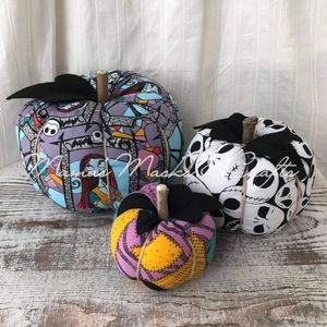Nightmare Before Christmas Inspired Pumpkin Set (3)